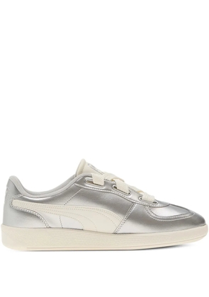PUMA Palermo metallic-leather sneakers - Silver