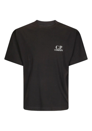 C.P. Company logo-print short-sleeve T-shirt - Black