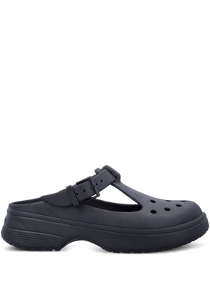 Crocs buckle-strap clogs - Black