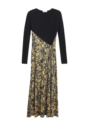 Rodebjer ribbed marbled midi dress - Black