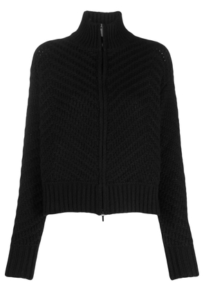 Fabiana Filippi zip-up cashmere cardigan - Black