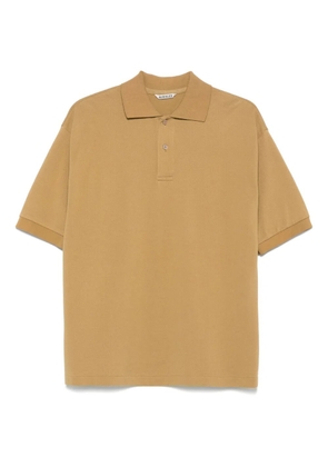 Auralee cotton polo shirt - Neutrals