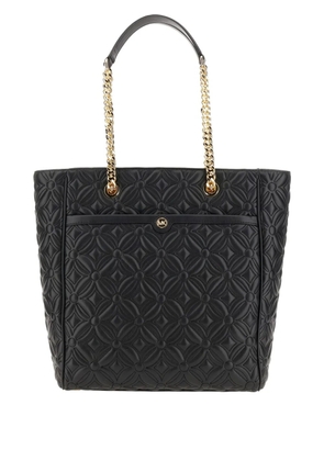 Michael Michael Kors large Blaire quilted chain tote bag - Black