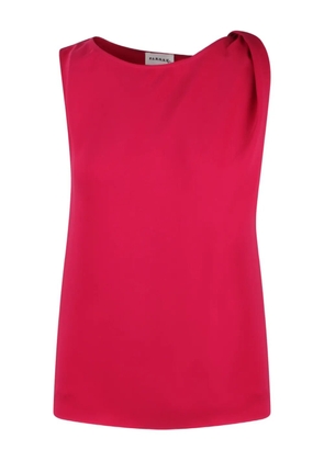 P.A.R.O.S.H. knot-detailing top - Red