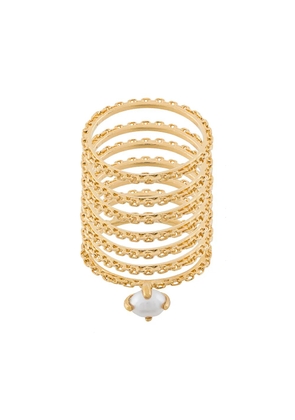 Wouters & Hendrix Curiosities set of seven rings - Metallic