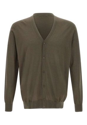 Kangra wool cardigan - Brown