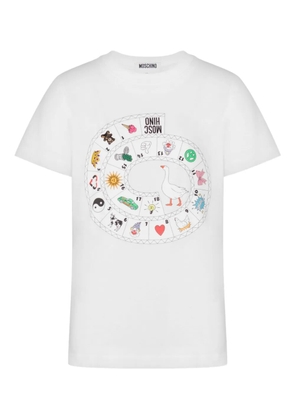 Moschino graphic-print T-shirt - White