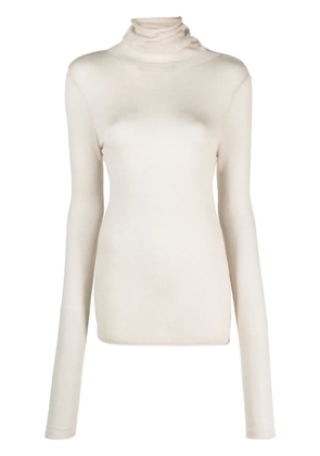 Wild Cashmere fine-knit rolle-neck jumper - Neutrals