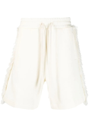 RITOS frayed cotton shorts - Neutrals