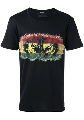 Balmain wolf eye T-shirt - Black