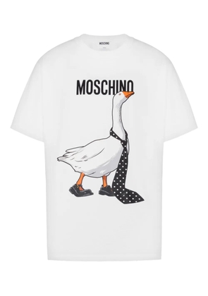 Moschino Goose cotton T-shirt - White
