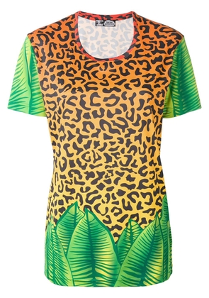 Kansai Yamamoto Pre-Owned 1980s leopard-print T-shirt - Orange