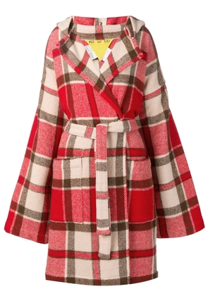 JC de Castelbajac Pre-Owned KO and CO checkered coat