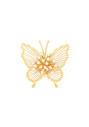 Susan Caplan Vintage 1970's butterfly brooch - Gold