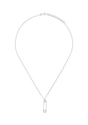 True Rocks safety pin pendant necklace - Silver