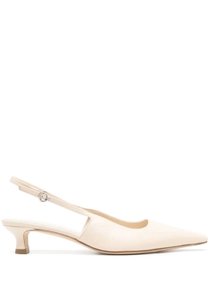 Aeyde Catrina 35mm leather pumps - Neutrals