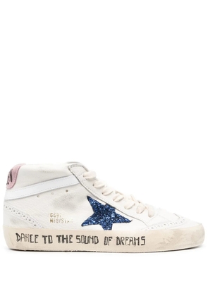 Golden Goose Mid Star lace-up sneakers - White