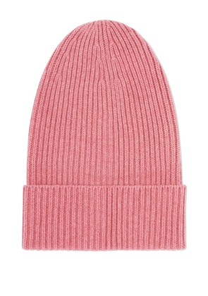 BOMPARD ribbed cashmere beanie - Pink