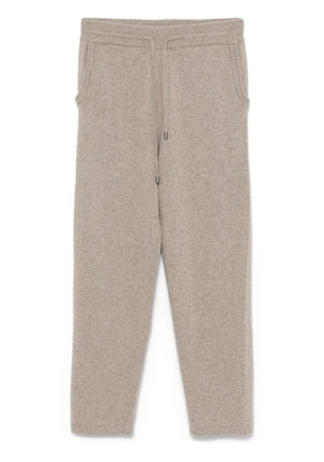 Canali knitted track pants - Brown
