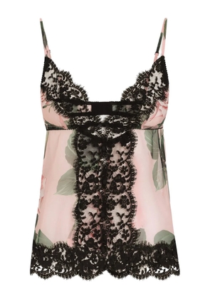 Dolce & Gabbana floral-print nightdress - Pink