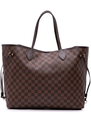 Louis Vuitton Pre-Owned 2014 Damier Ebene Neverfull GM tote bag - Brown