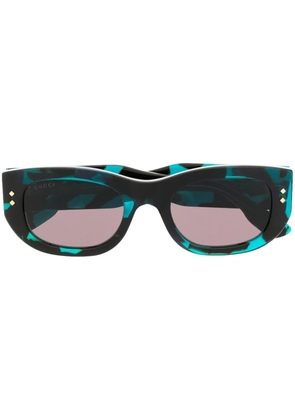Gucci Eyewear square tinted sunglasses - Blue