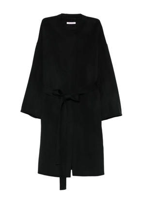 Liska belted wool coat - Black