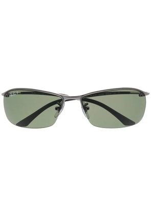 Ray-Ban RB3183 rectangular-shape sunglasses - Silver