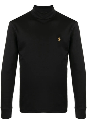 Polo Ralph Lauren roll neck cotton sweatshirt - Black