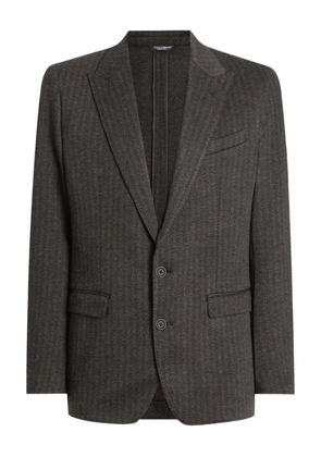Dolce & Gabbana pinstriped single-breasted blazer - Grey