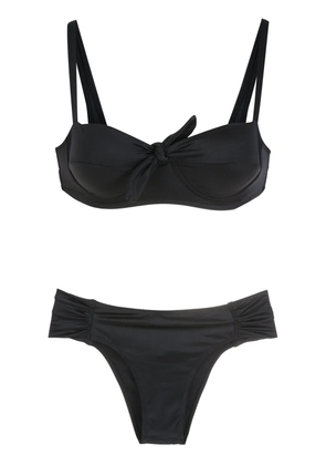 Brigitte knot-detail bikini - Black