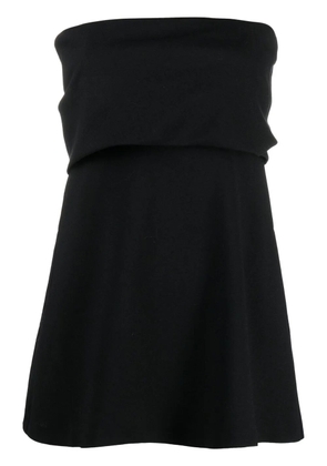 TOTEME strapless flared top - Black