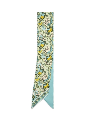 Tory Burch paisley ribbon tie - Blue