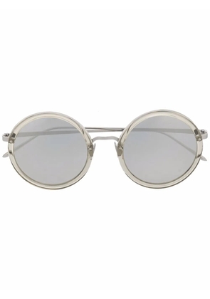 Linda Farrow Tracy C43 round-frame sunglasses - Gold