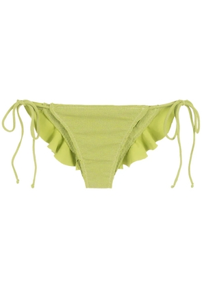 Clube Bossa ruffle-trimmed bikini bottoms - Green