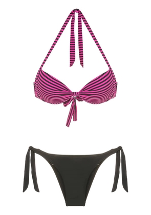 Amir Slama miss-matching halterneck bikini - Pink