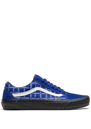 Vans x Supreme Old Skool Pro 'Grid Logo - Blue' sneakers