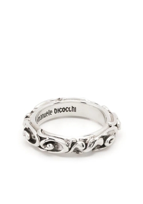 Emanuele Bicocchi Arabesque band ring - Silver