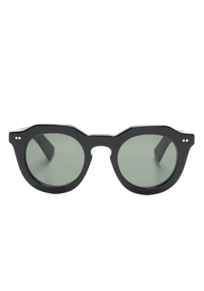Lesca Toro round-frame sunglasses - Black