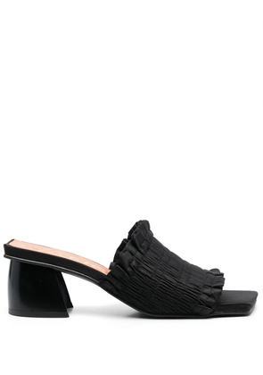 GANNI 65mm Smock sandals - Black