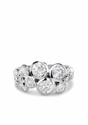 Pragnell 18kt white gold Bubbles diamond dress ring - Silver