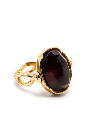 Goossens Cabochons oval ring - Gold
