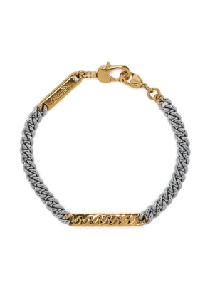 Capsule Eleven two-tone curb-chain bracelet - Gold
