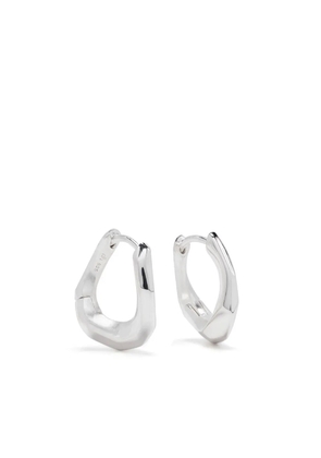 Dinny Hall Thalassa sterling silver hoop earrings