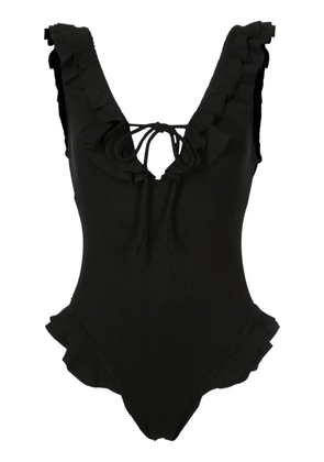 Clube Bossa scoop back frilled swimsuit - Black