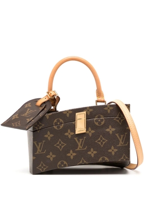 Louis Vuitton Pre-Owned 2014 Monogram Twisted Box two-way handbag - Brown