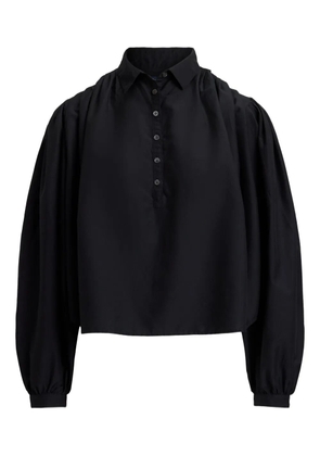 Polo Ralph Lauren puffed-sleeve button-up shirt - Black