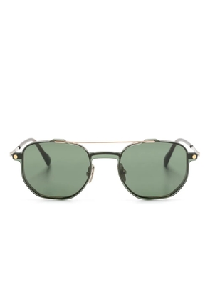 Snob Special III square-frame glasses - Gold