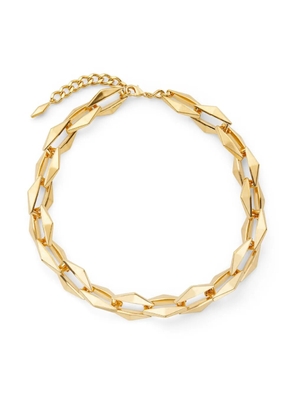Jimmy Choo Diamond chain-link necklace - Gold