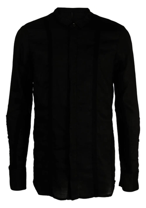 Masnada taped slim-cut shirt - Black